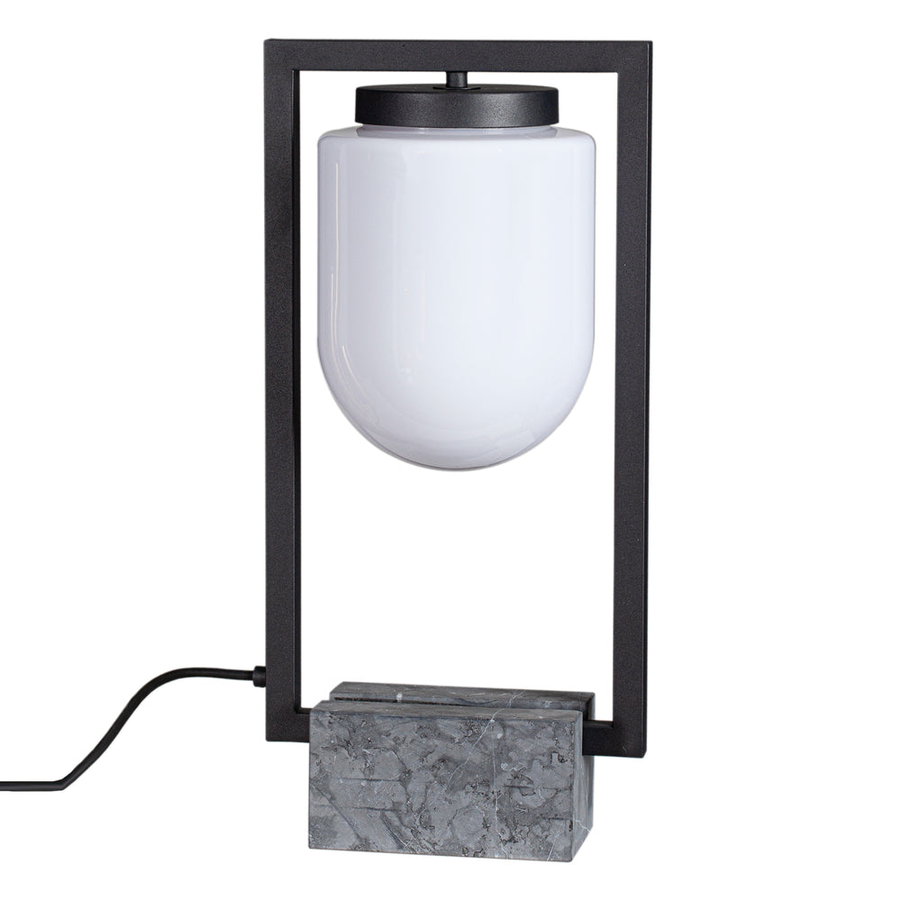 Stanley bord/golvlampa ip44 sandsvart