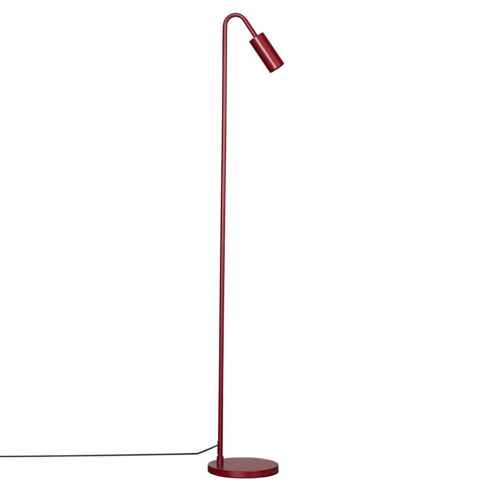 Curve golvlampa h146cm mörkröd