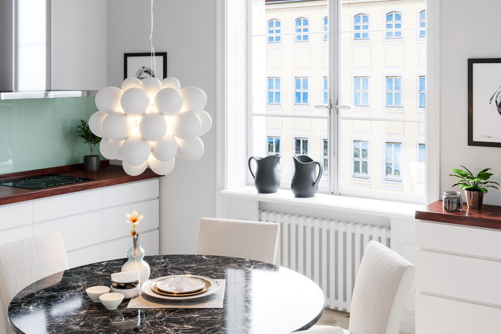 Gross taklampa mattvit