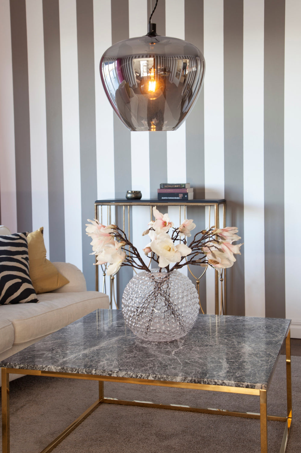 Bellissimo Grande riippuvalaisin savunharmaa