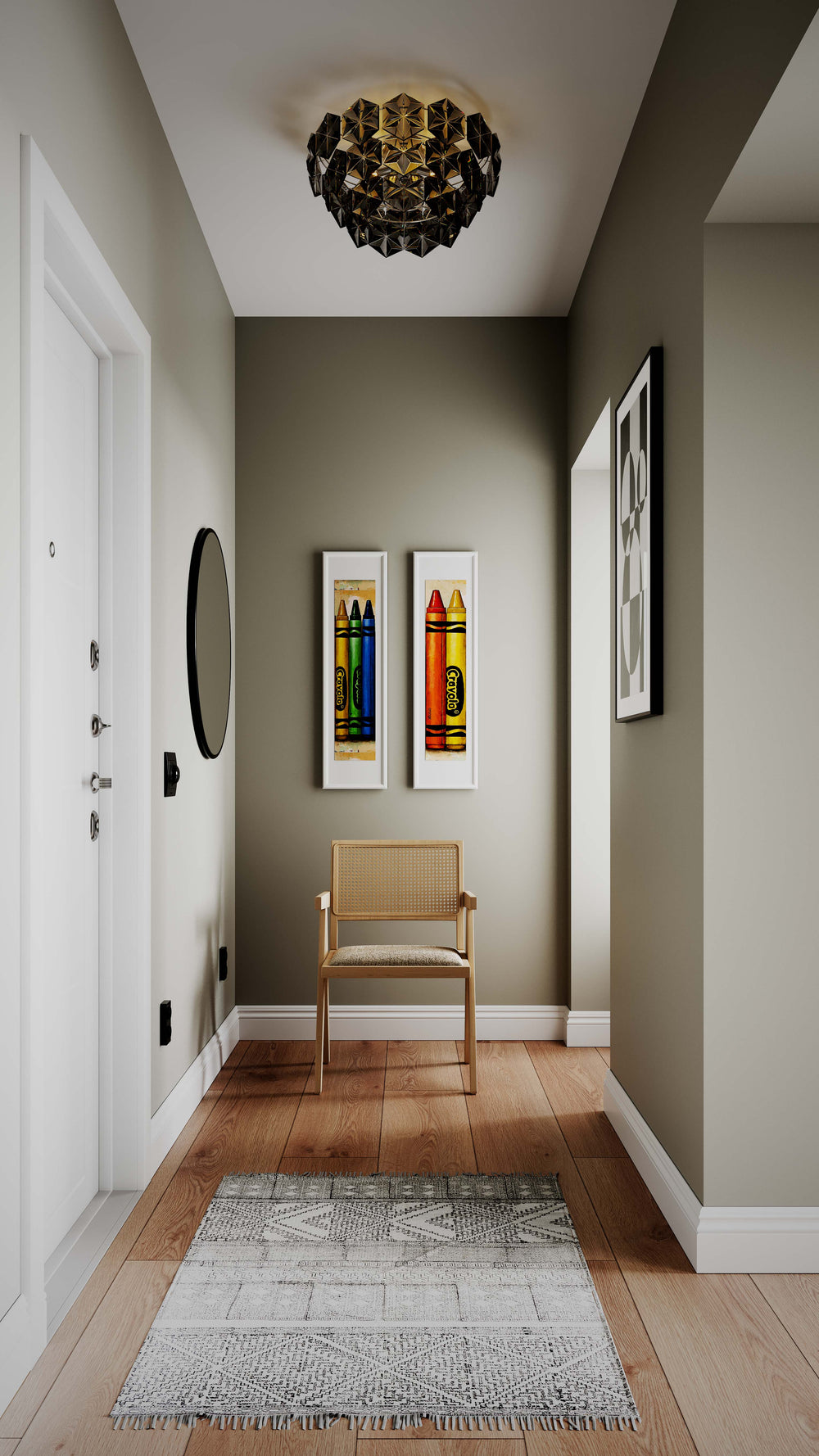 Monarque plafondi musta