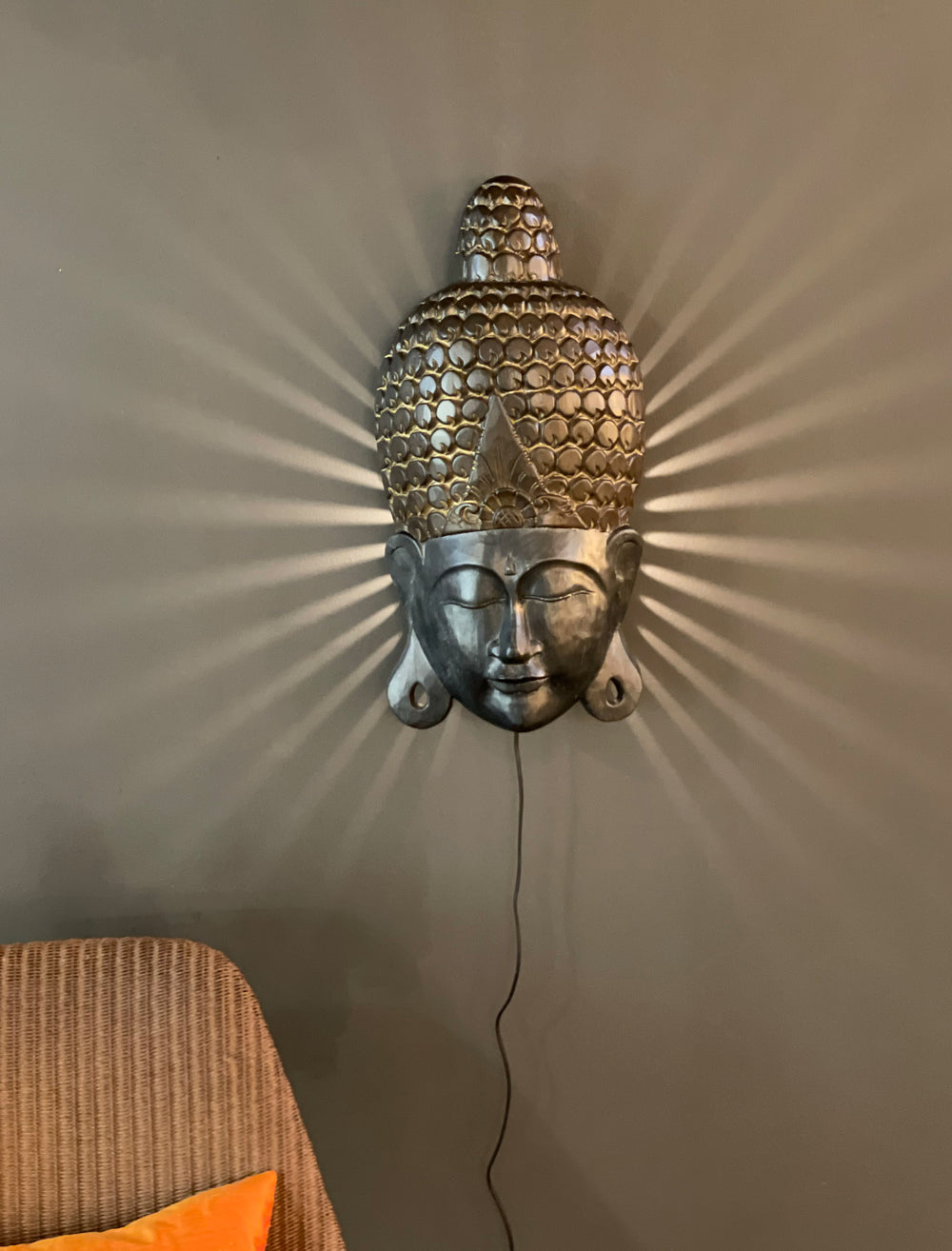 Busso 60 cm vägglampa svart