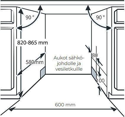 Ströme DW63A03D/01IX -astianpesukone, teräs