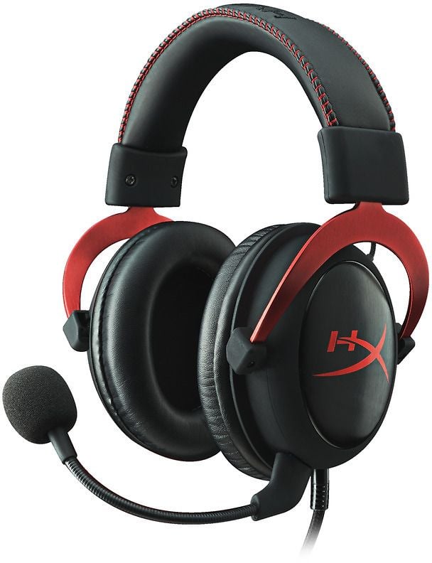 HyperX Cloud II Headset -pelikuulokemikrofoni, punainen