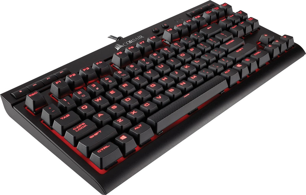 Corsair K63 Compact -speltangentbord, Cherry MX Red-switchar, röda LED-lampor