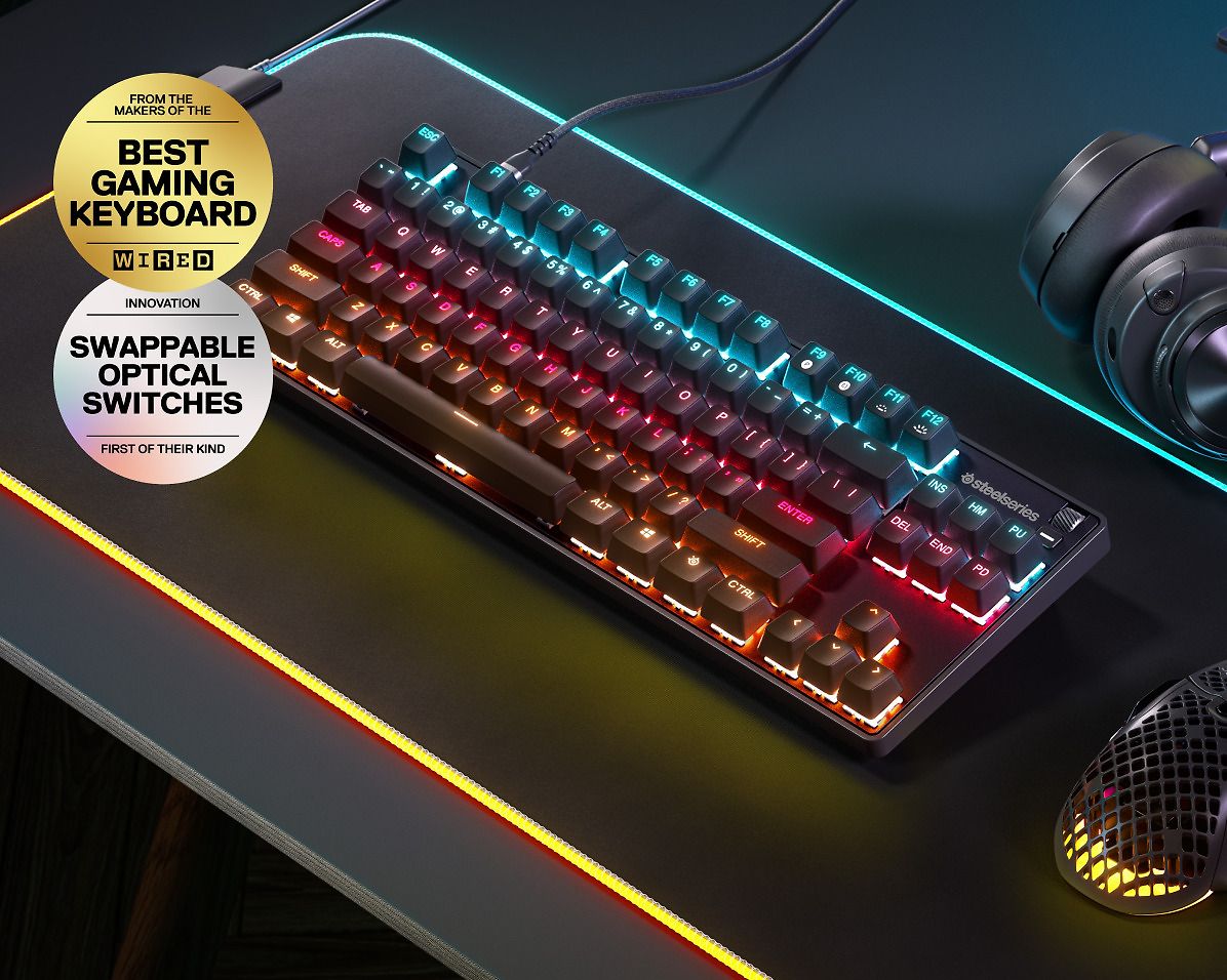 Steelseries Apex 9 TKL -pelinäppäimistö - E-store.fi
