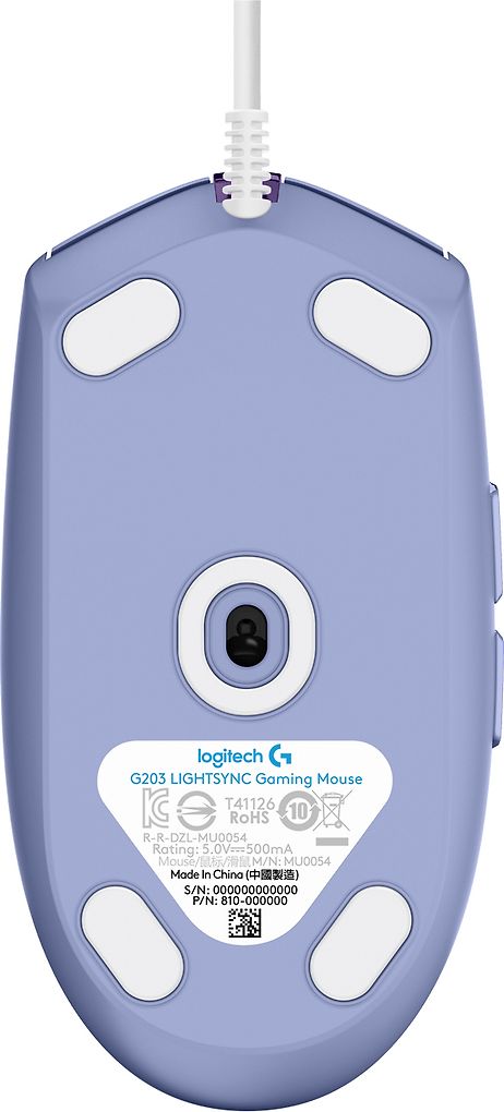 Logitech G203 Lightsync -pelihiiri, violetti