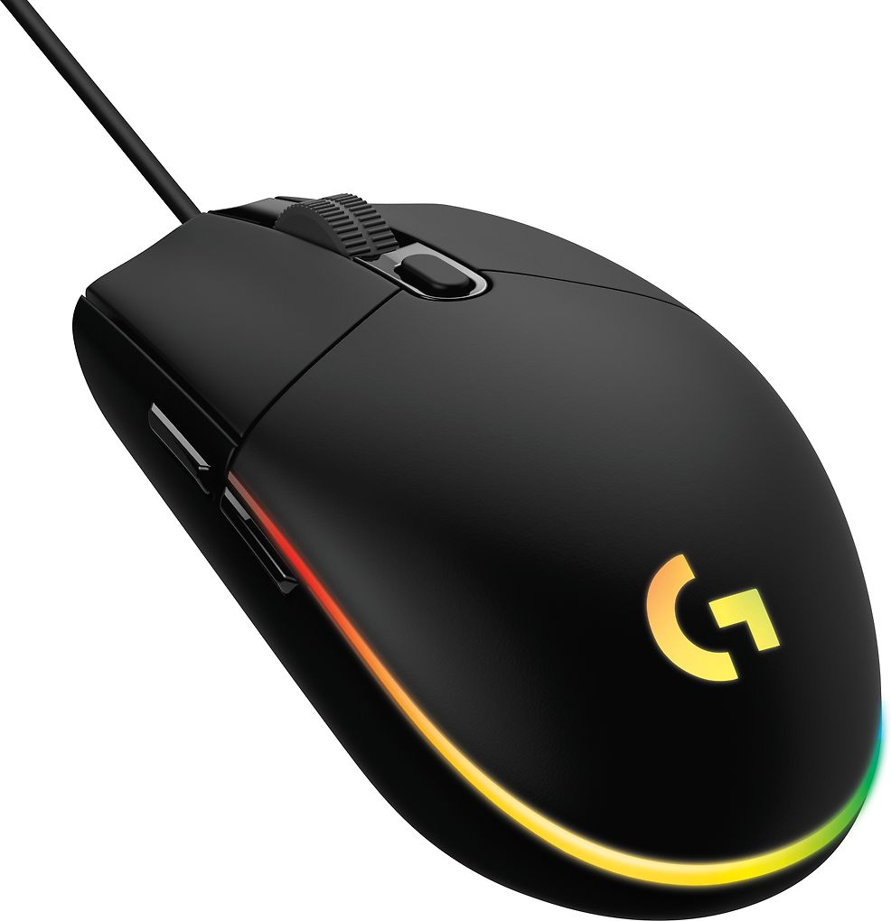 Logitech G203 Lightsync -pelihiiri, musta