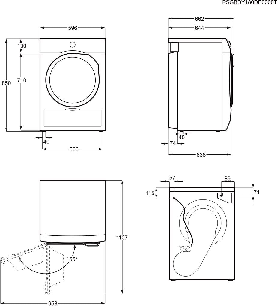 Electrolux EW7H428R3 PerfectCare 700 -kuivausrumpu