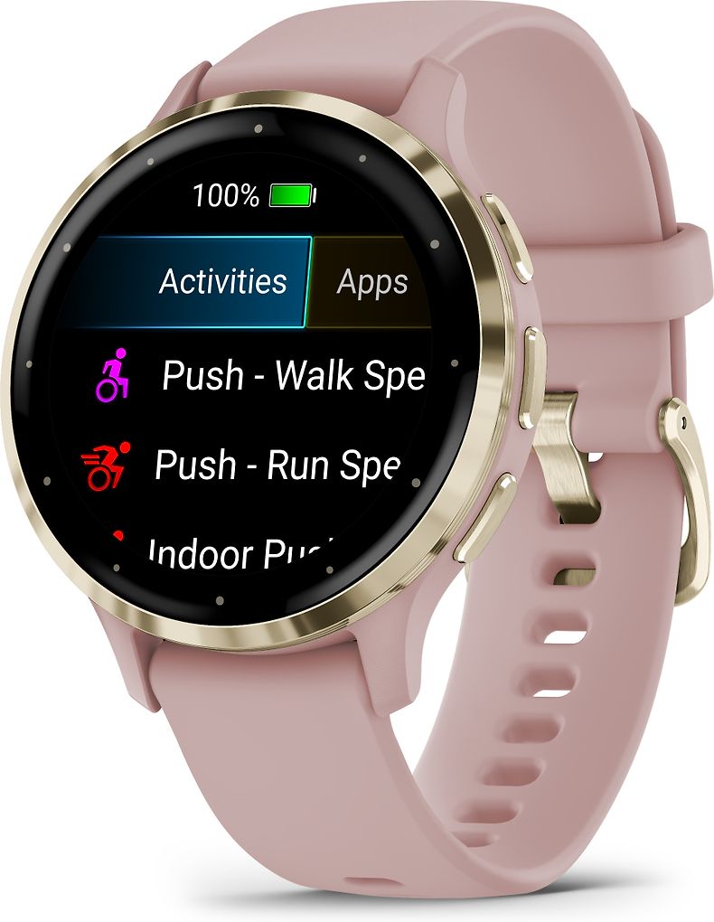 Garmin Venu 3S - smartklocka, rosa