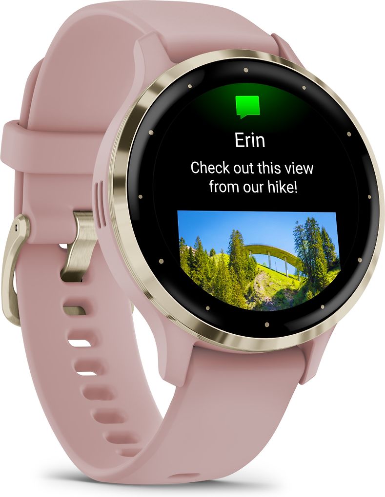 Garmin Venu 3S -älykello, vaaleanpunainen