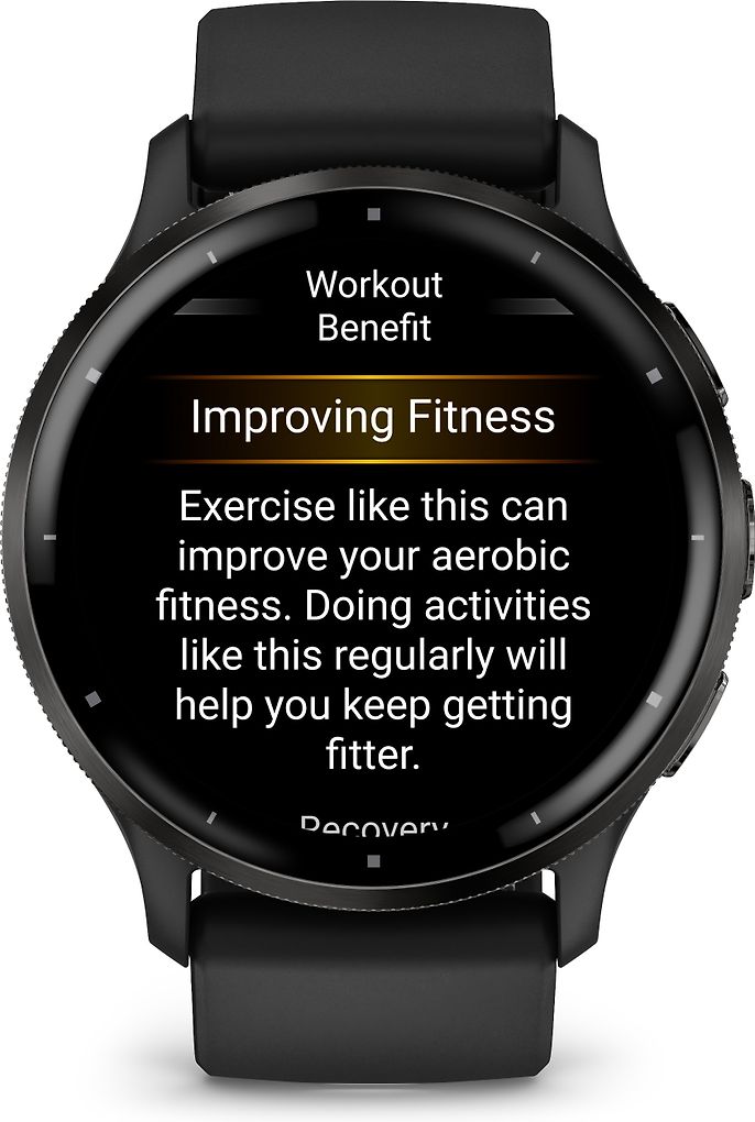 Garmin Venu 3 -älykello, musta