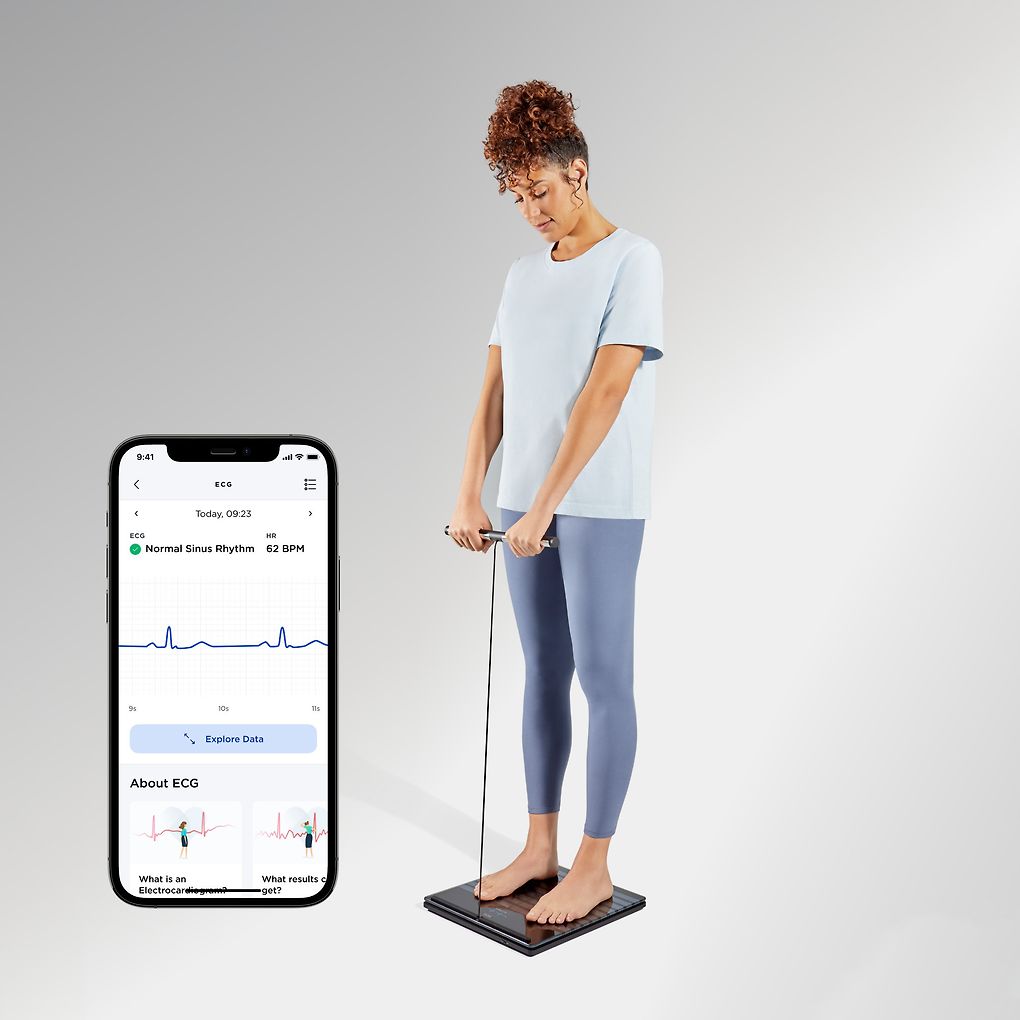 Withings Body Scan -älyvaaka, musta