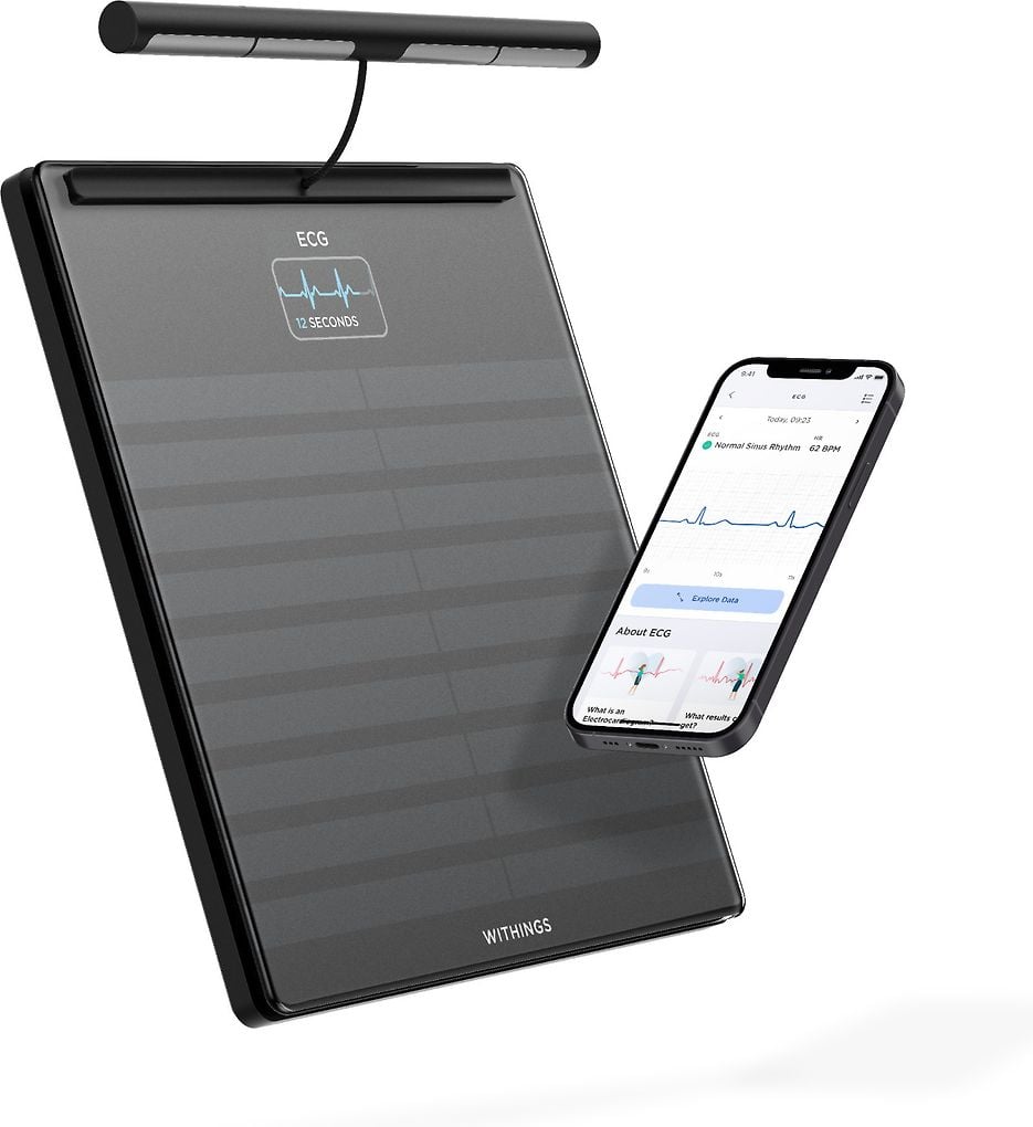 Withings Body Scan -älyvaaka, musta - E-store.fi