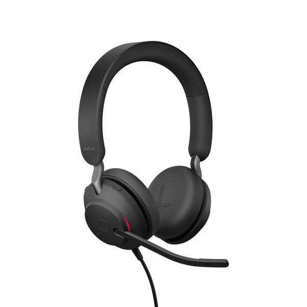 Jabra Evolve2 40 SE USB-A, UC Stereo headset svart