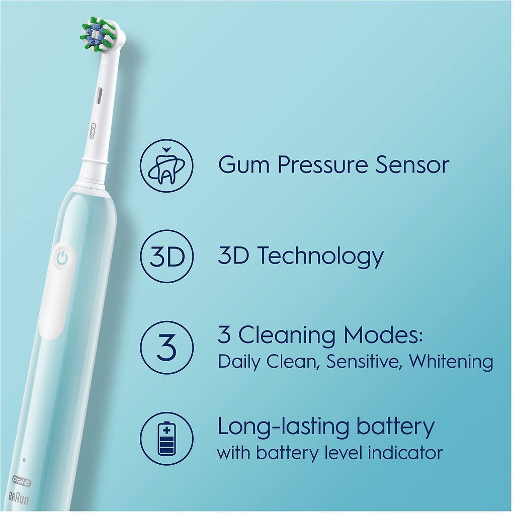 Oral-B Pro Series 1 Duo Pack eltandborste svart/blå