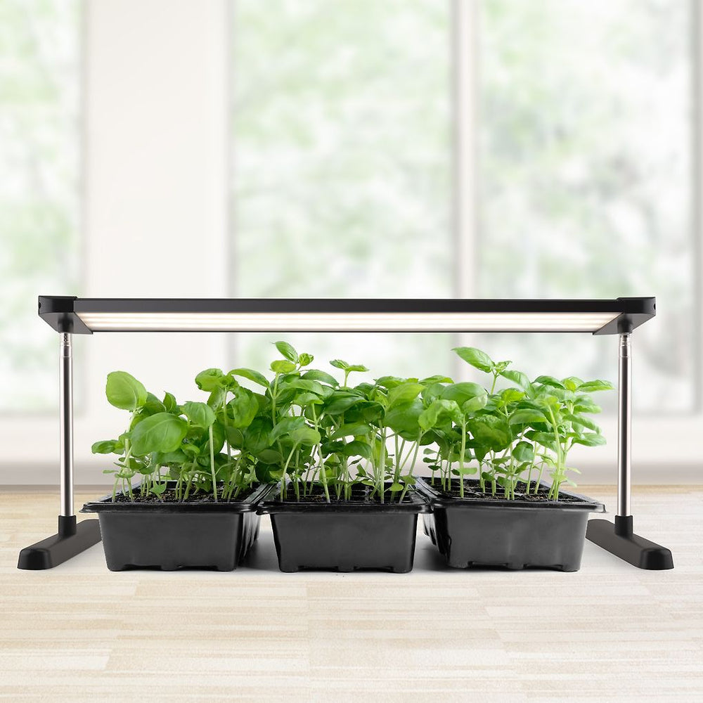 Enne Plate Grow -kasvivalaisin, 24 W, 1700 lm, musta