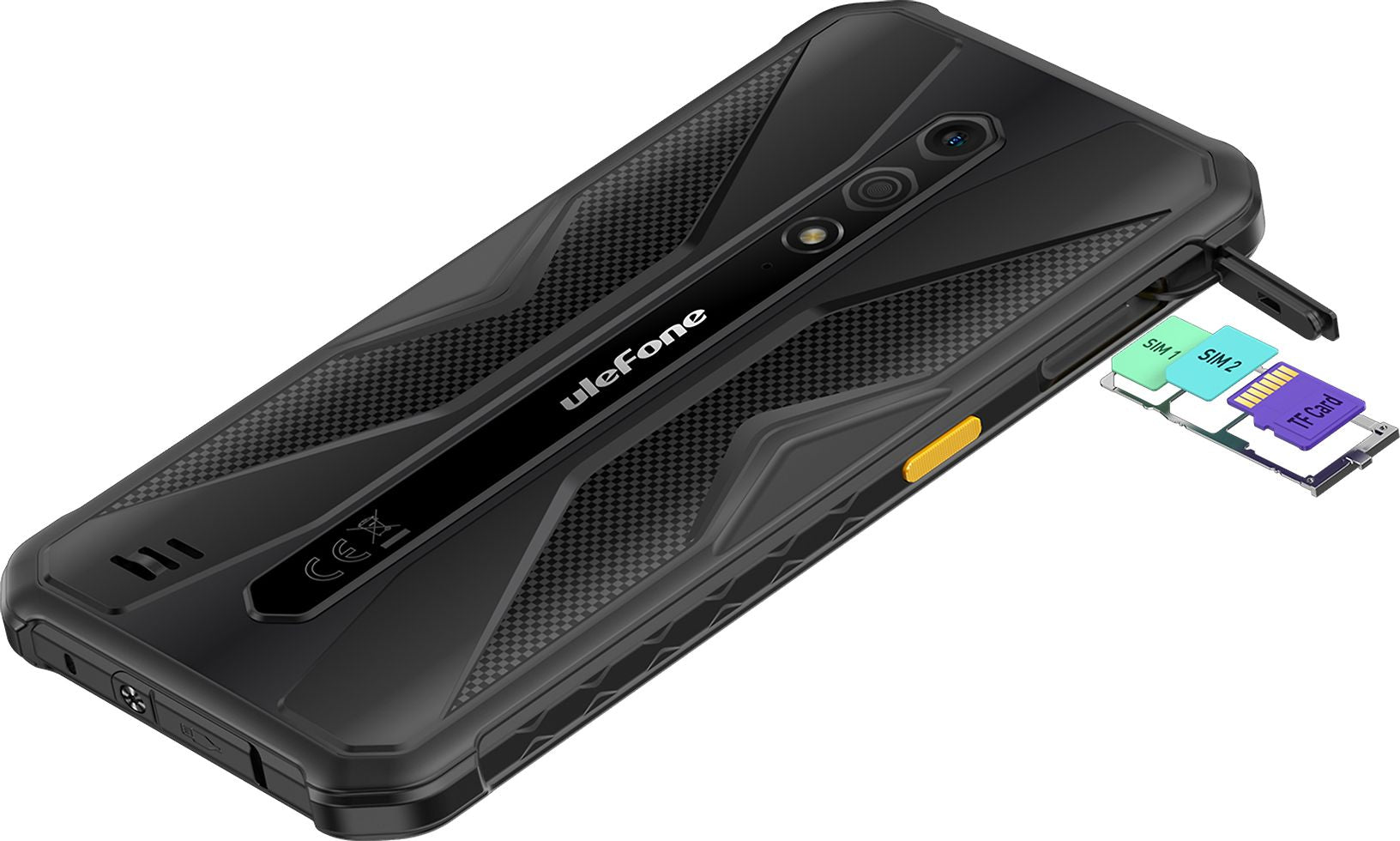 Ulefone Armor X12 Pro -puhelin, 64/4 Gt, musta