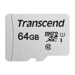 TRANSCEND 300S MICROSDXC MUISTIKORTTI, 64GB / U1 / UHS-I