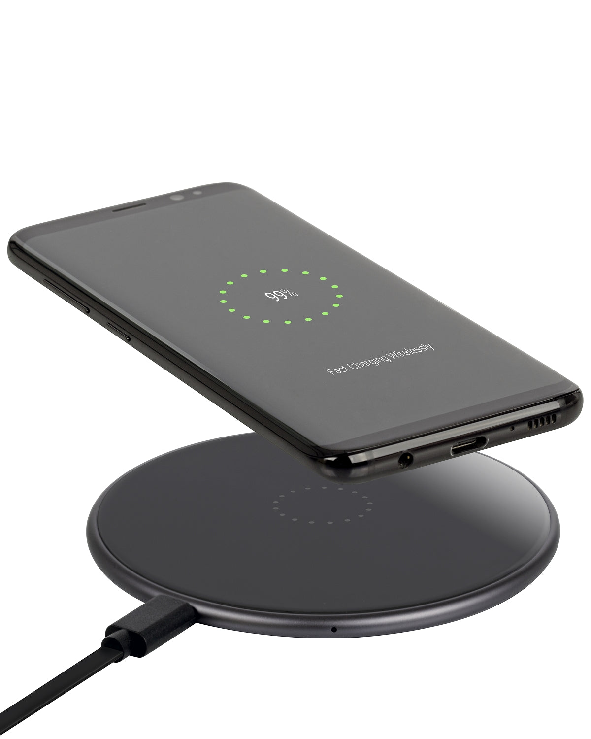 WAVE QIPAD TRÅDLÖS SNABBLADDNINGSPLATTA (15W), SVART