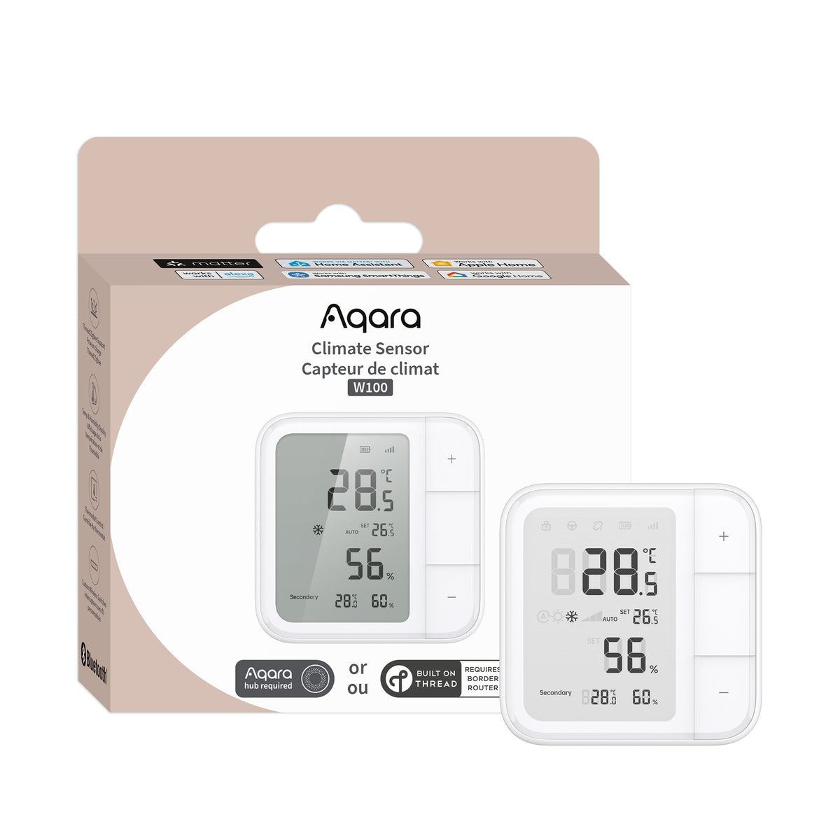 Aqara Climate Sensor W100 kosteus- ja lämpömittari – kuva 6