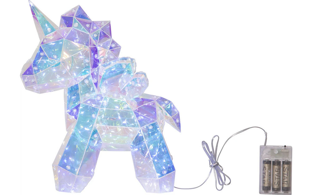 Star Trading Magic LED yksisarvinen valoilla, pöytäkoriste, 30 cm