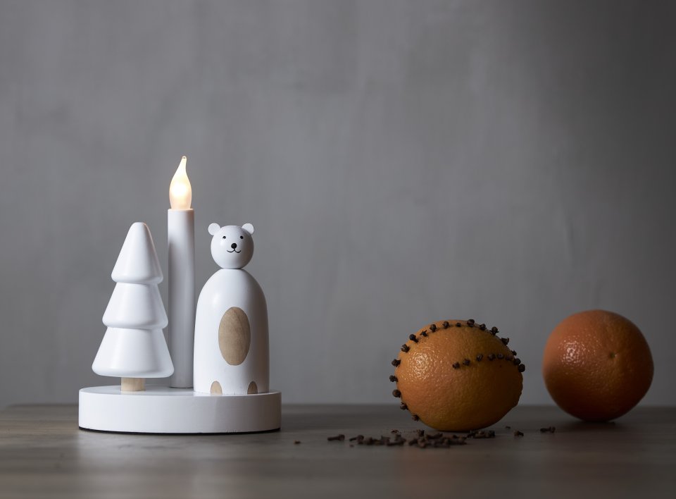 Star Trading Christmas Joy kynttelikkö, Polar Bear
