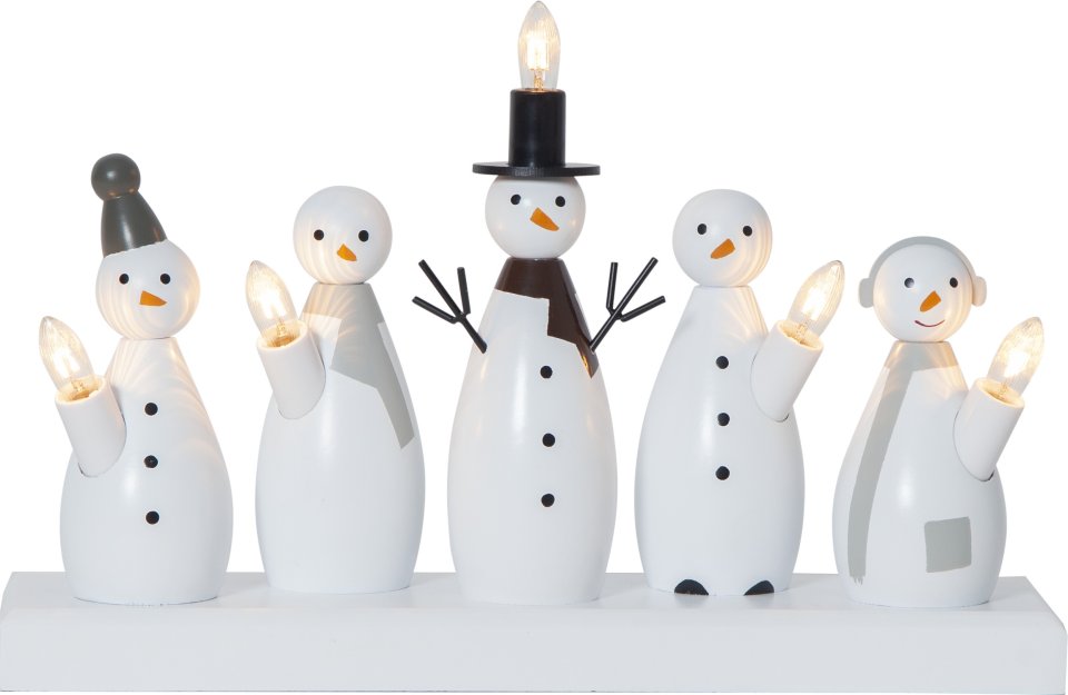 Star Trading Snowman kynttelikkö