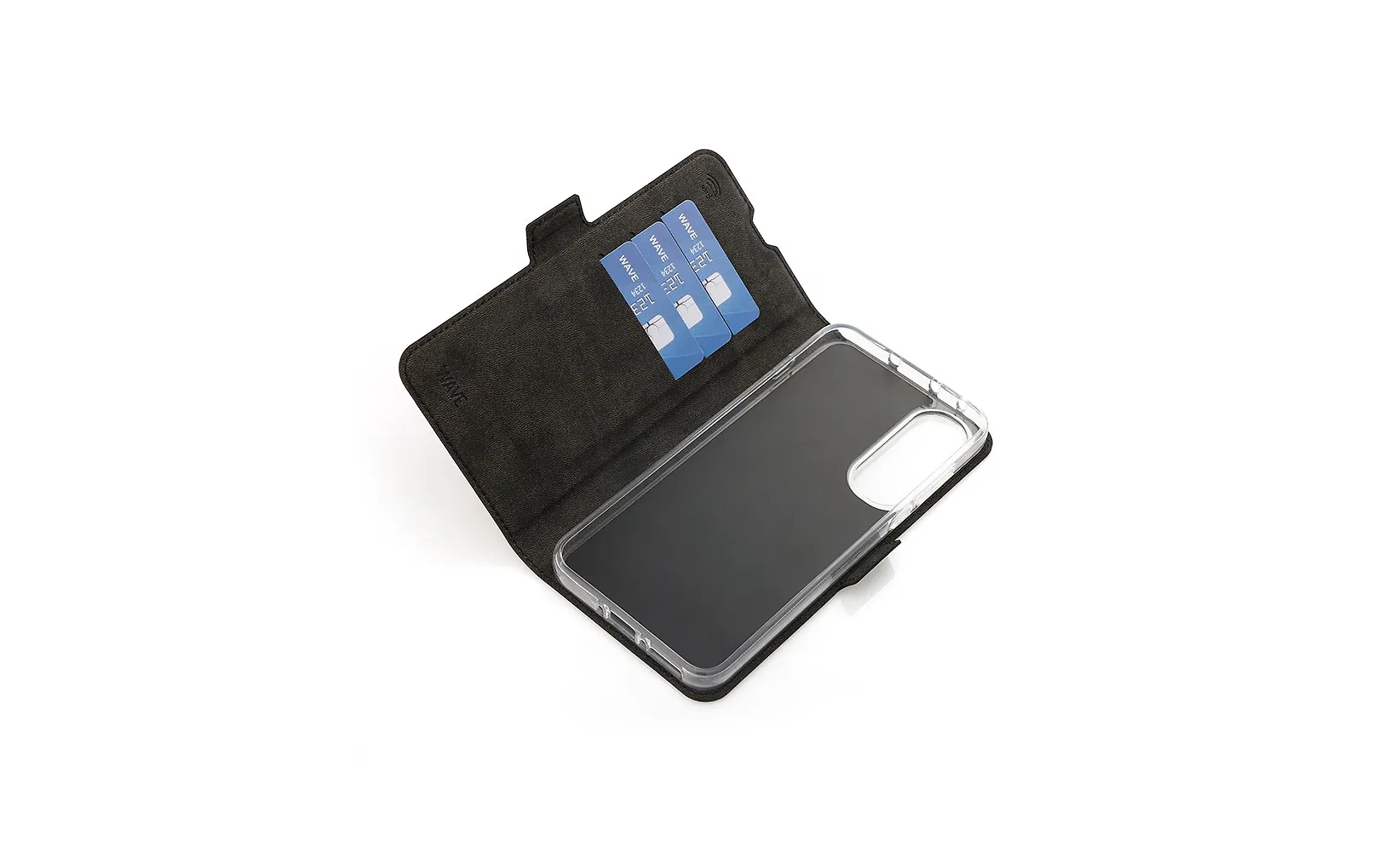 Wave Book Case suojakotelo, OnePlus Nord 5, musta