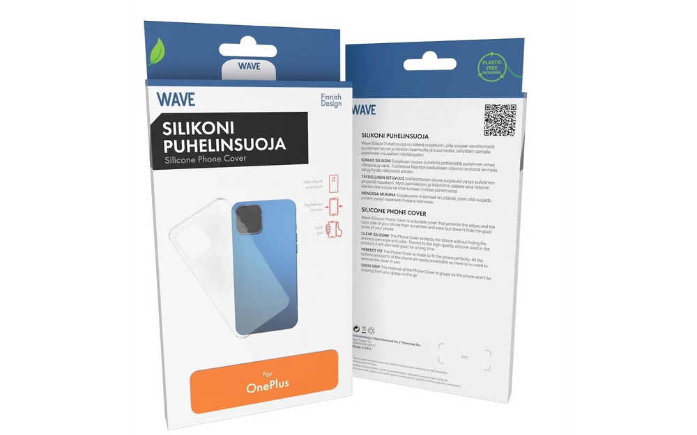 Wave Silikoni suojakori, OnePlus Nord CE5, kirkas