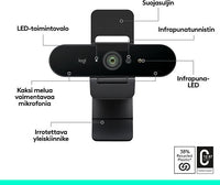 Logitech Brio 4K webkamera – kuva 9