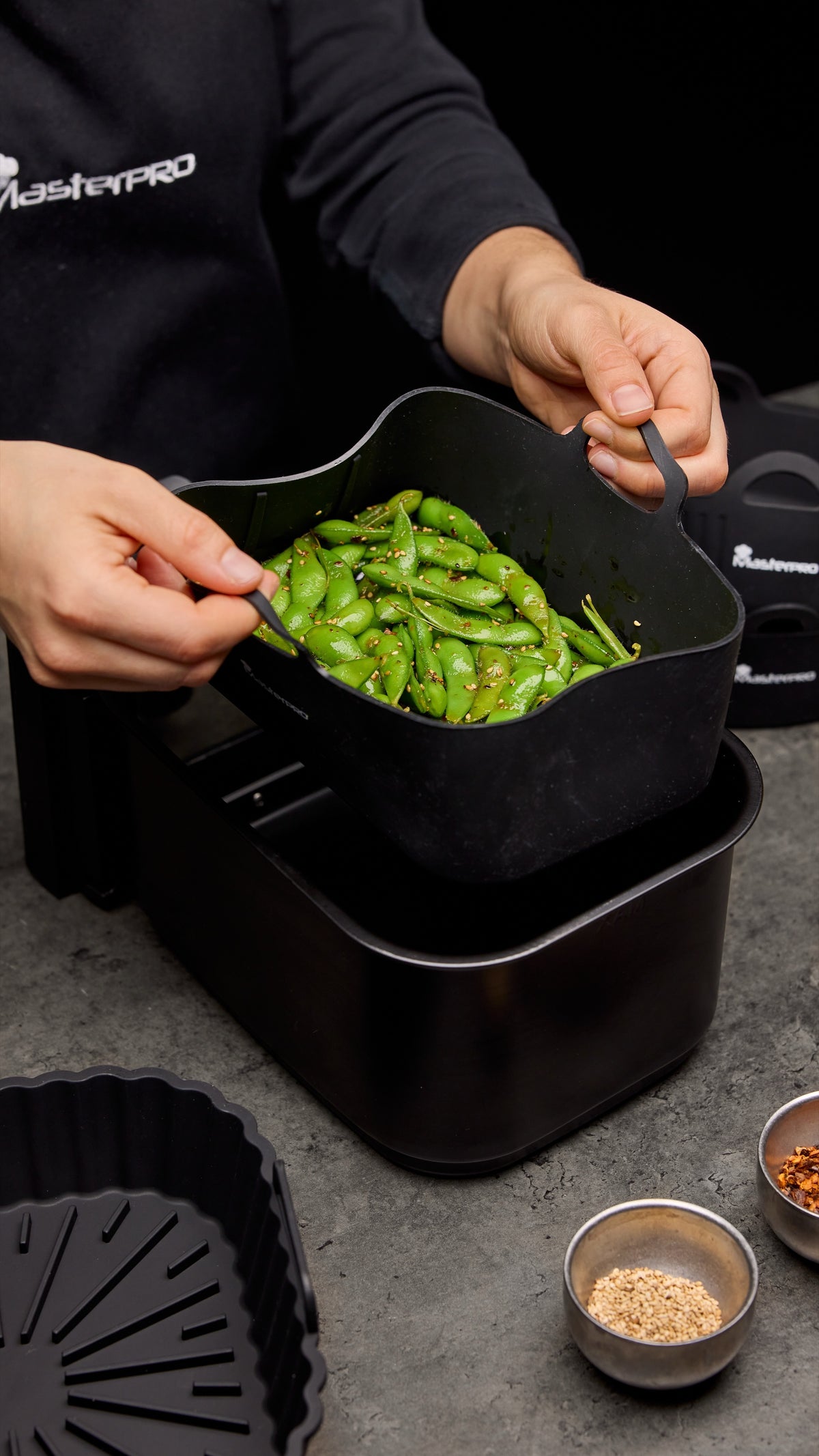 Bergner Airfryer silikonivuoka 13 x 19,5 cm