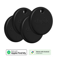 Chipolo POP paikannuslaite 4-pack, musta – kuva 1