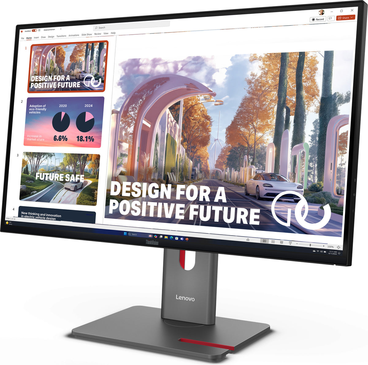 Lenovo ThinkVision P27QD-40 27" WQHD-näyttö – kuva 3
