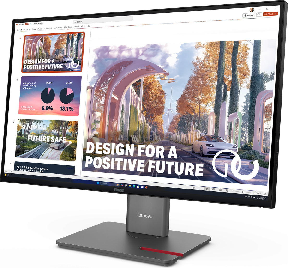 Lenovo ThinkVision P27QD-40 27" WQHD-näyttö – kuva 2