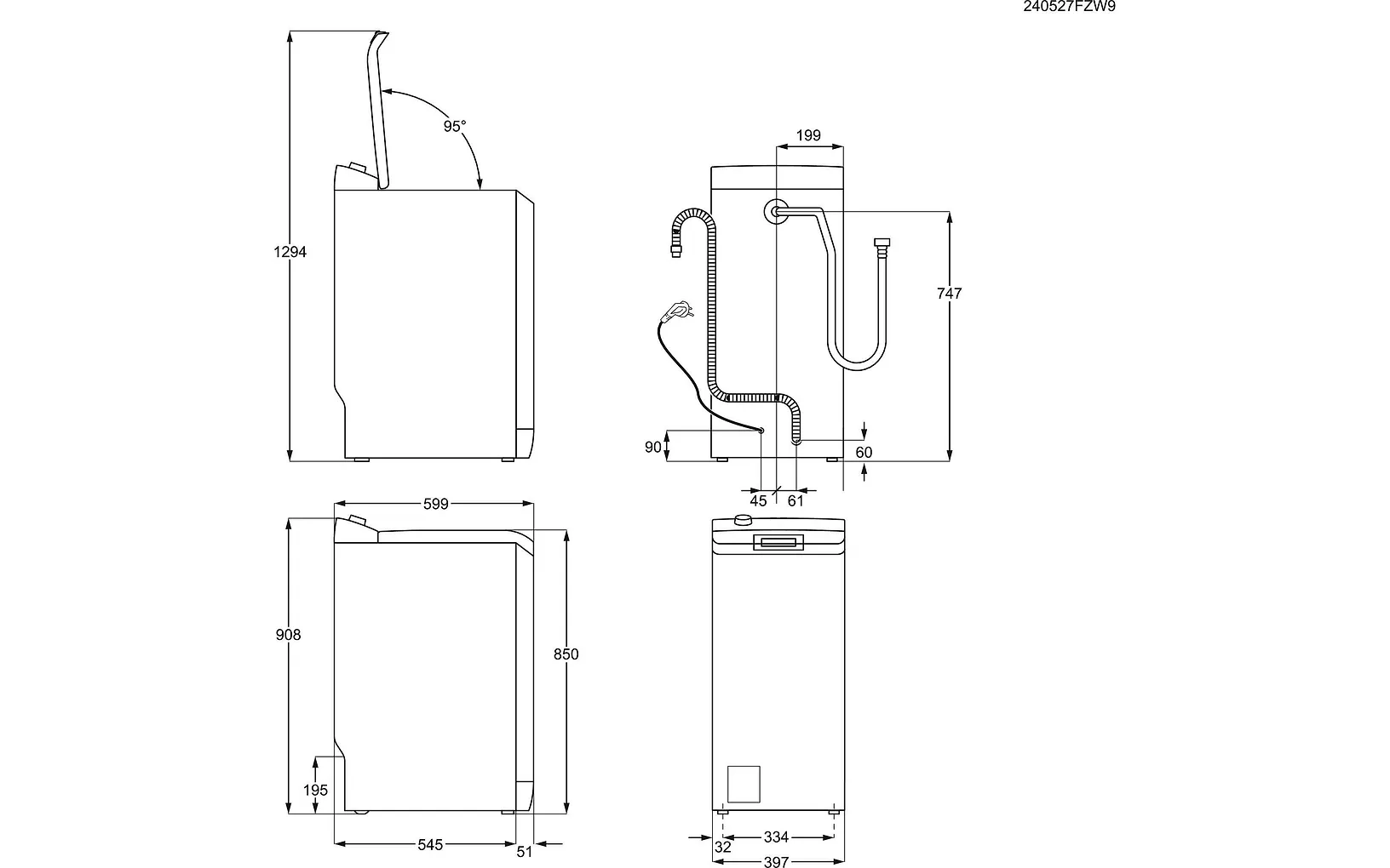 Electrolux Perfect Care 600 tvättmaskin (EW6T472L2L)