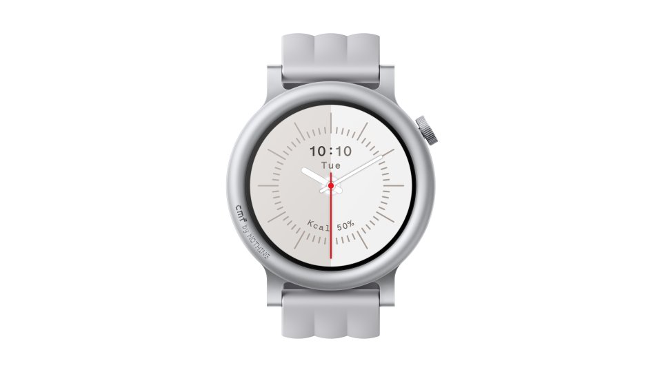 CMF Watch 3 Pro by Nothing älykello, vaaleanharmaa