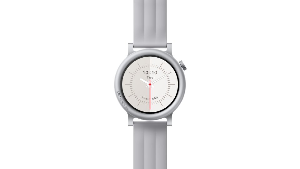 CMF Watch 3 Pro by Nothing älykello, vaaleanharmaa