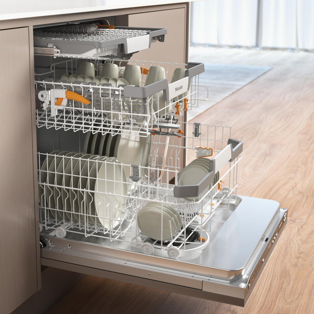 Miele G 7080 SCVi AutoDos astianpesukone, integroitava – kuva 3