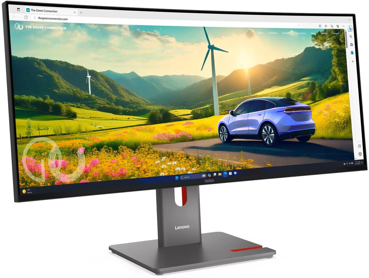 Lenovo ThinkVision P34WD-40 kaareva UWQHD USB-C näyttö – kuva 2