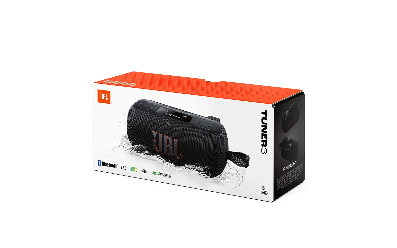 JBL Tuner 3 Bluetooth-kaiutin, musta