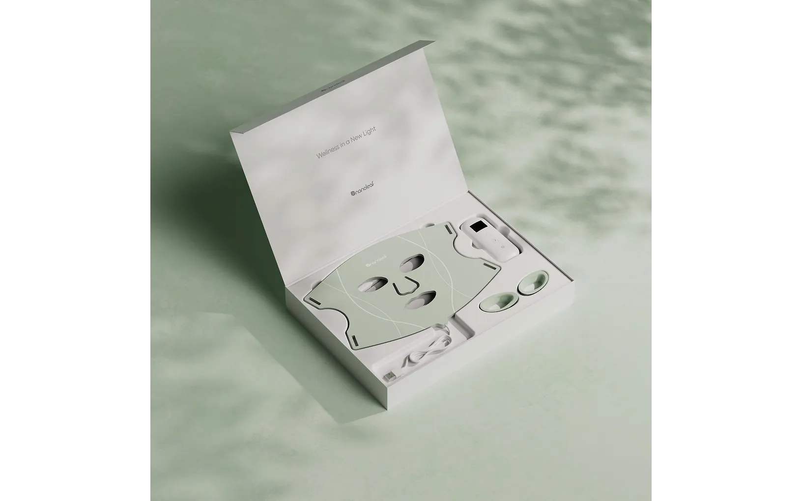 Nanoleaf LED-ljusterapi ansiktsmask