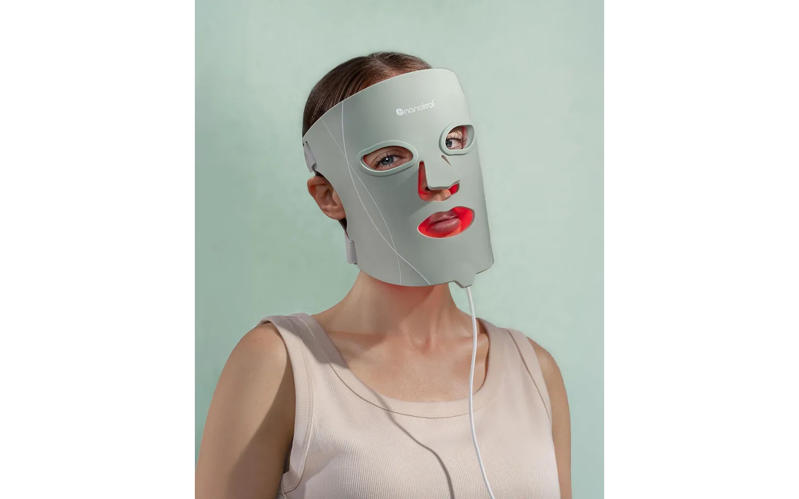 Nanoleaf LED-ljusterapi ansiktsmask