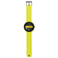 Suunto Run urheilukello, 46 mm, Lime silikonirannekkeella