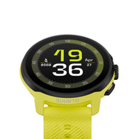 Suunto Run urheilukello, 46 mm, Lime silikonirannekkeella