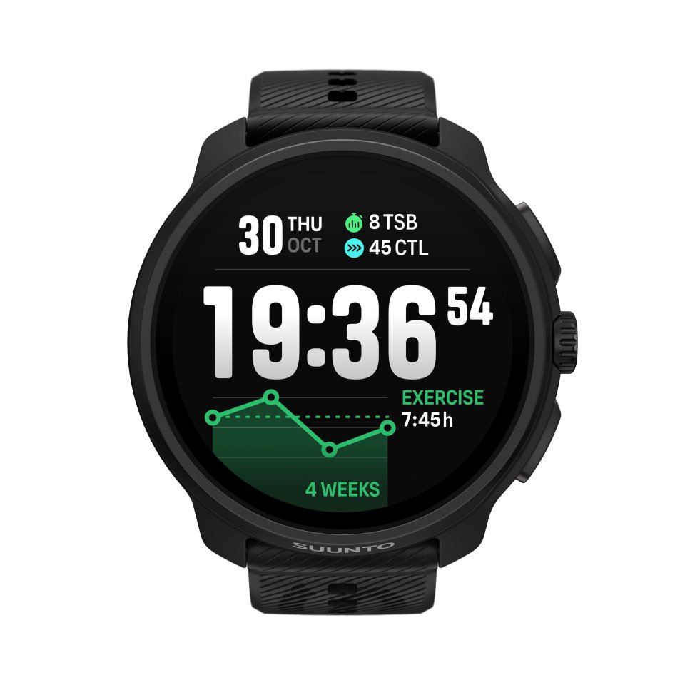 Suunto Race 2 urheilukello, All Black