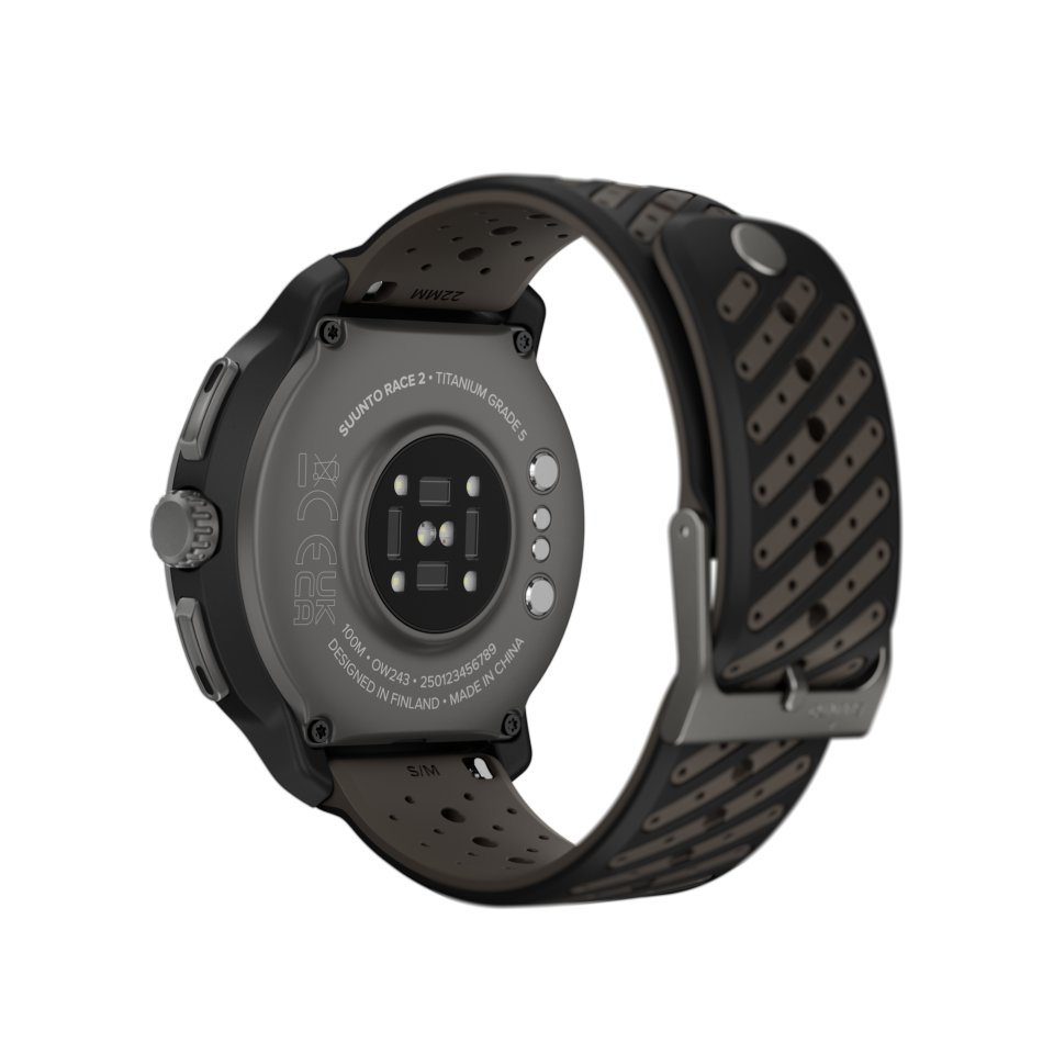 Suunto Race 2 urheilukello, Titanium Black