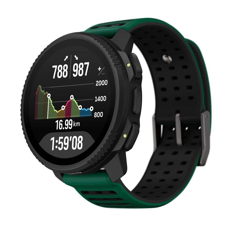 Suunto Vertical 2 urheilukello, Pine Green