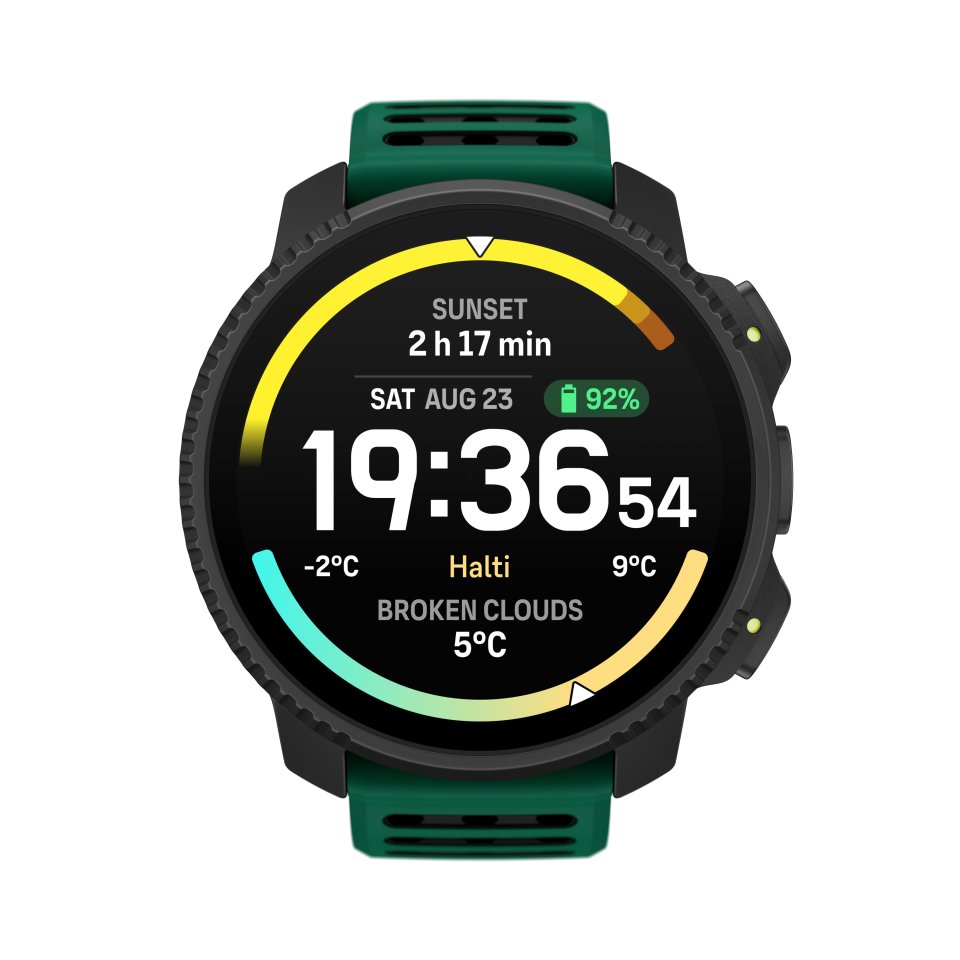 Suunto Vertical 2 urheilukello, Pine Green