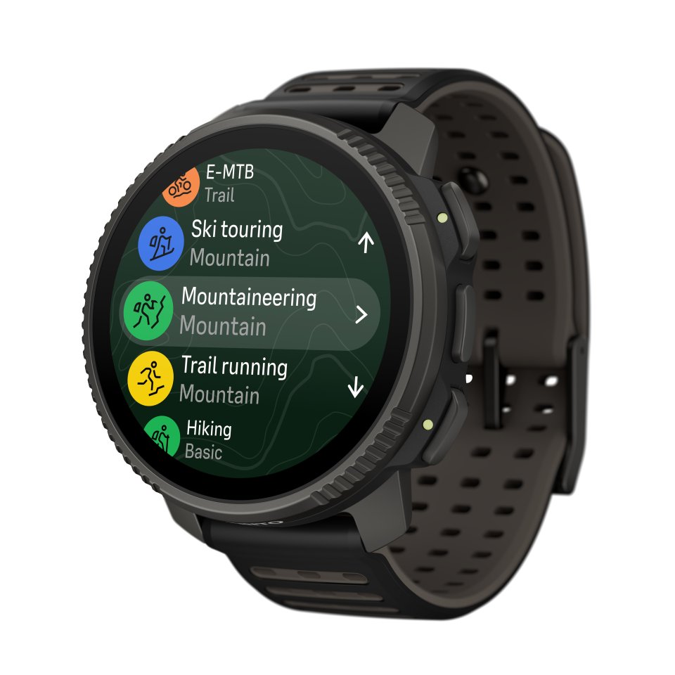 Suunto Vertical 2 urheilukello, Titanium Black